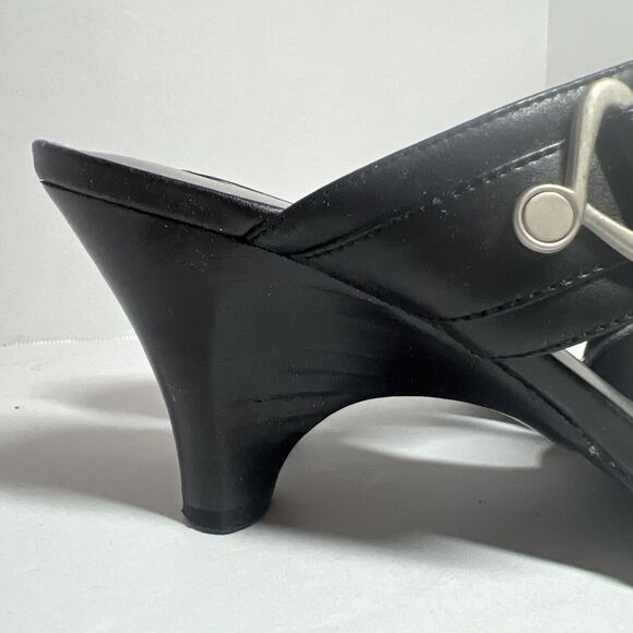 PRETTY 7M SHOE EAST5TH BRAND JCPENNY BLACK HEELS - Picture 10 of 11